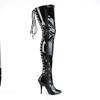 Pleaser - SEDUCE3063 Cuissardes - Chaussures de pole dance - Noir Product image